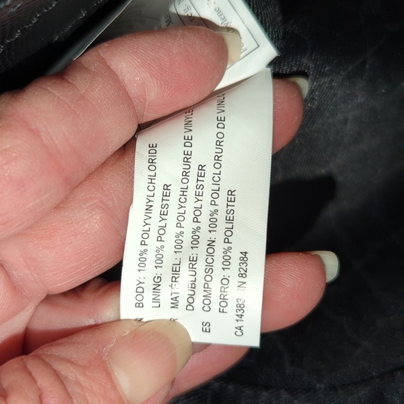 Kelly & Katie Black with pink , burgundy roses large tote bag - Picture 9 of 10